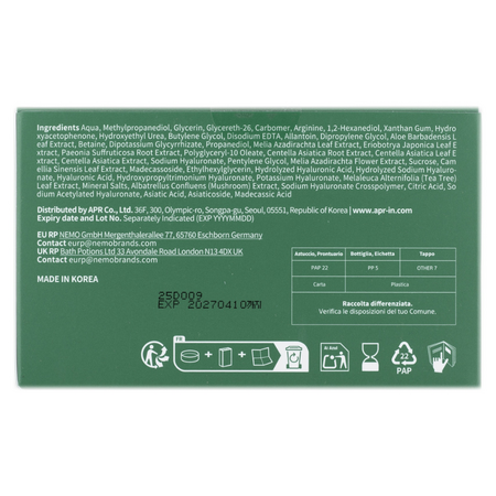 Set de masti de fata cu Centella Asiatica Super Cica Daily Quick Mask, 30 bucati, Medicube 739258