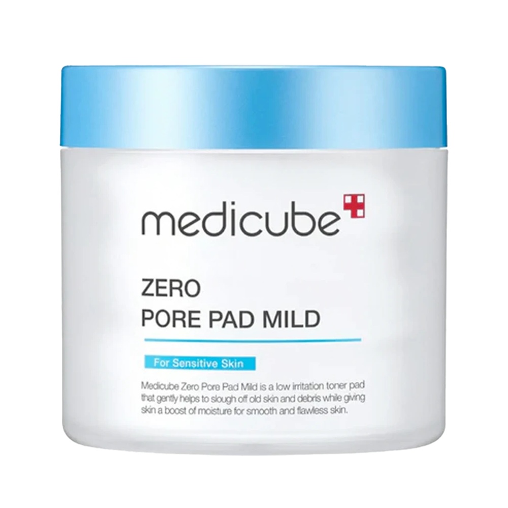 Dischete de fata cu toner pentru exfoliere blanda si ingrijire avansata a pielii sensibile Zero Pore Pad Mild, 70 bucati, Medicube