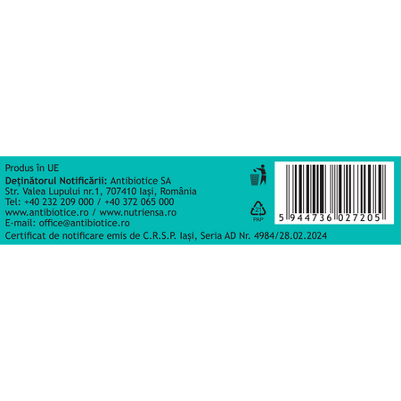 Enzistim, 15 comprimate gastrorezistente, Antibiotice SA 636310