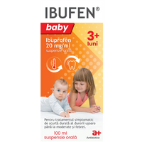 Ibufen Baby, 20 mg/ml suspensie orală, 100 ml, Antibiotice SA