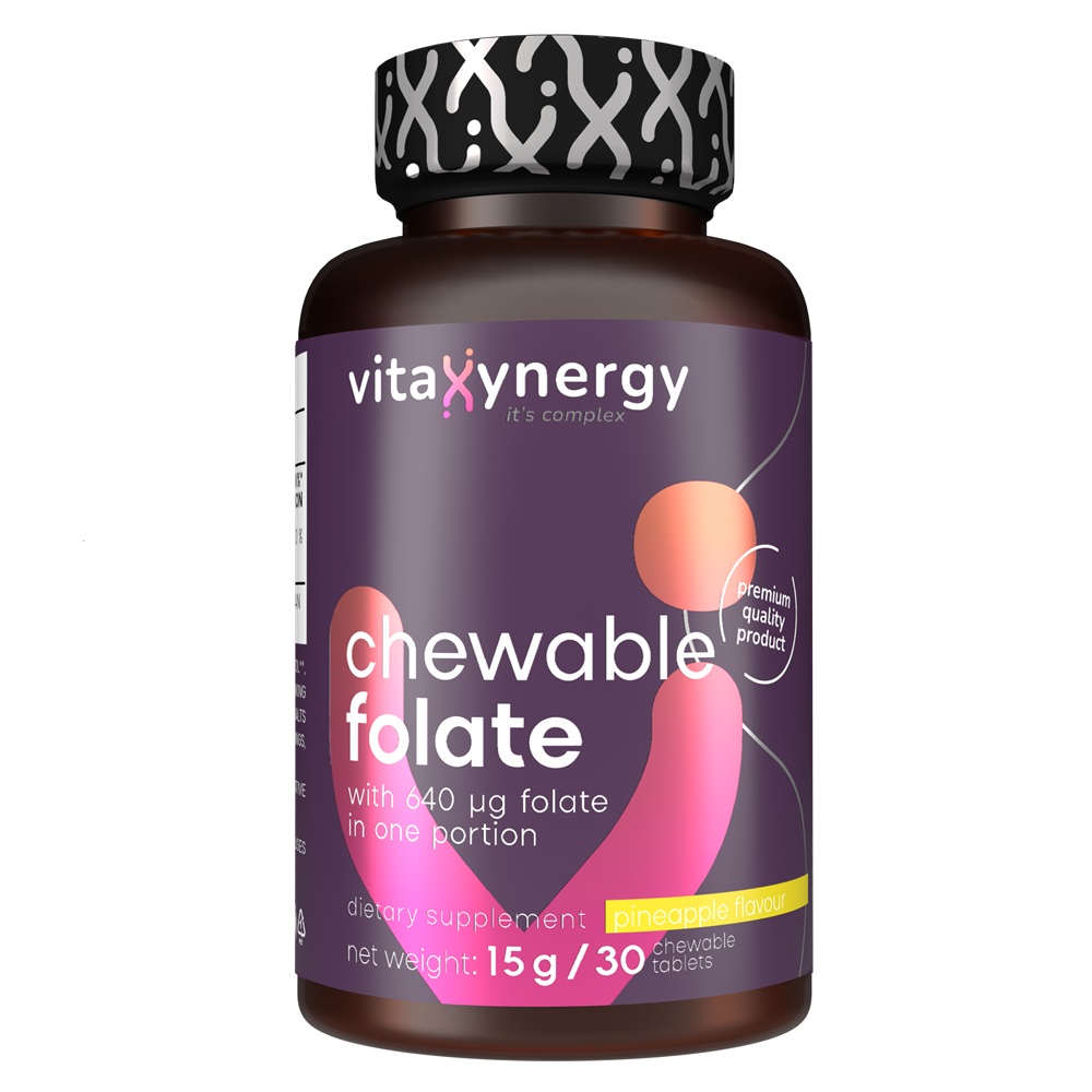 Folate, 30 tablete, Vitaxynergy