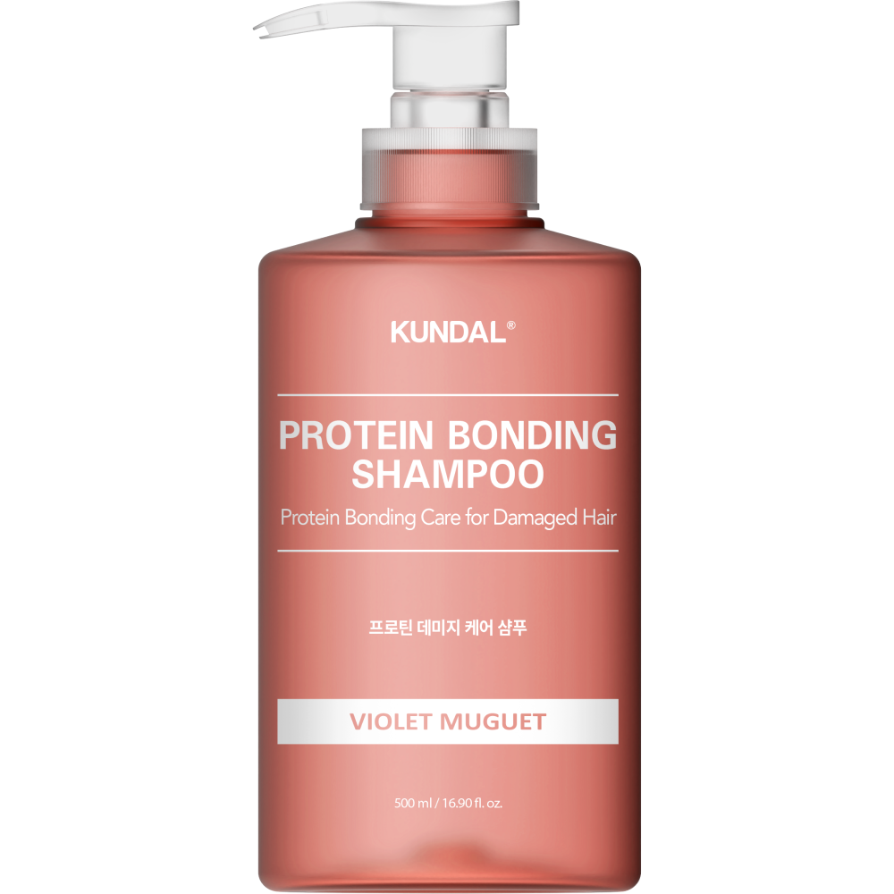 Sampon pentru par deteriorat Violet Muguet Protein Bonding, 500 ml, Kundal