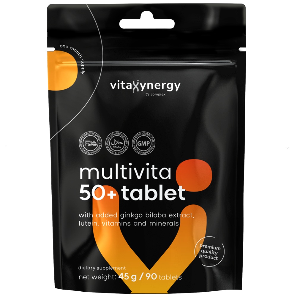 Multivita 50+, 90 tablete, Vitaxynergy