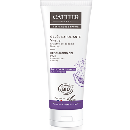 Gel exfoliant pentru curatarea tuturor tipurilor de ten, 75 ml, Cattier