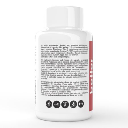 Creatina, 90 capsule, Way Better 705054