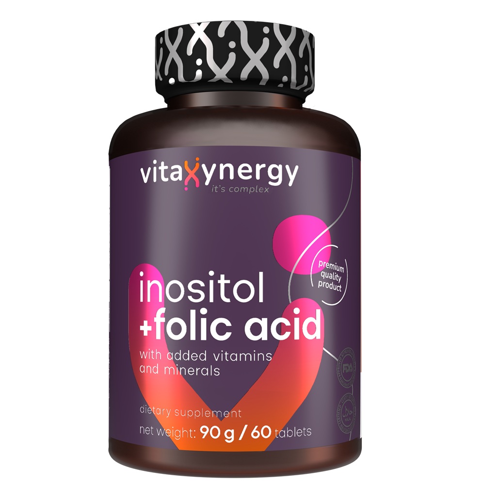 Inositol+Acid Folic, 60 tablete, Vitaxynergy