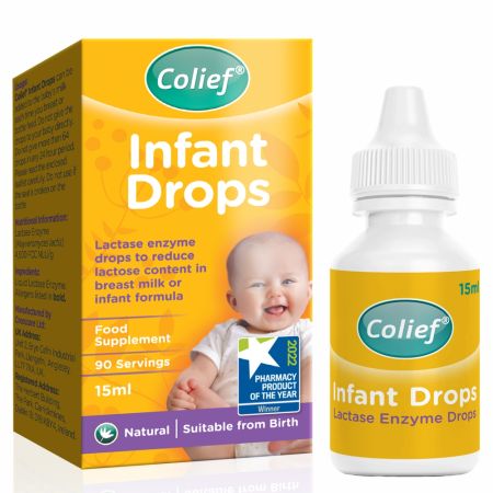 Picaturi cu lactaza pentru colici Infant Drops, 15 ml, Colief