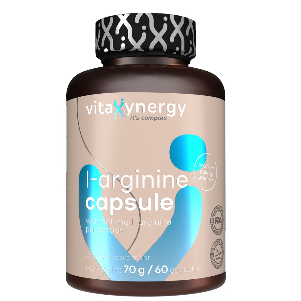 L-arginine, 60 capsule, Vitaxynergy