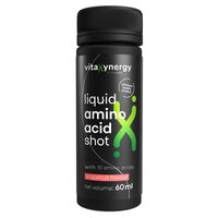 Shot cu aroma de grapefruit Liquid Amino Acid, 12 x 60 ml, Vitaxynergy