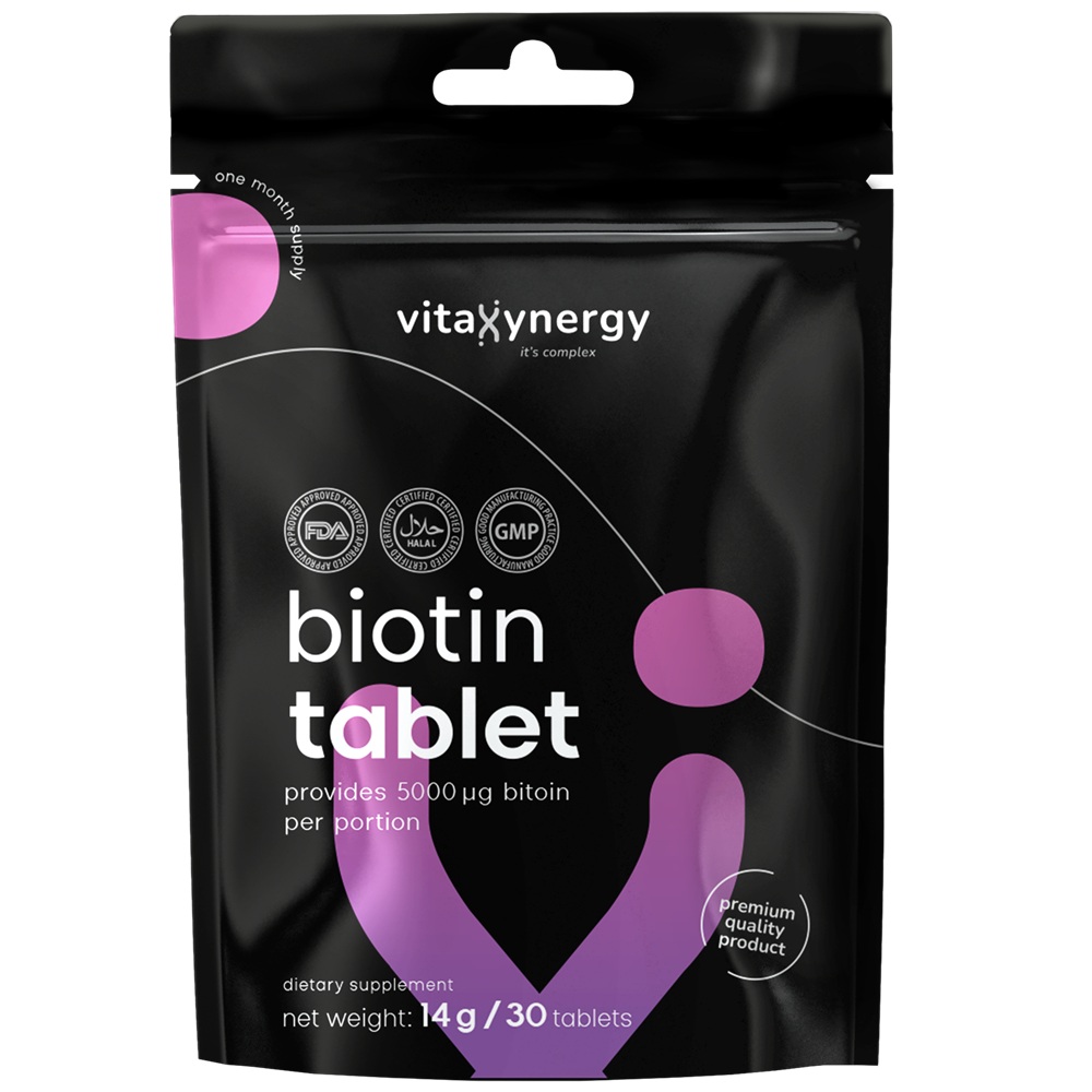 Biotin, 30 tablete, Vitaxynergy