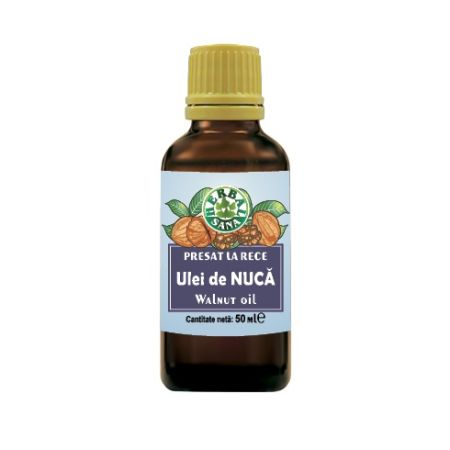 Ulei de nuca presat la rece, 50 ml, Herbavit