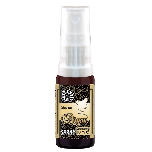 Ulei de Argan presat la rece spray, 10 ml, Herbavit