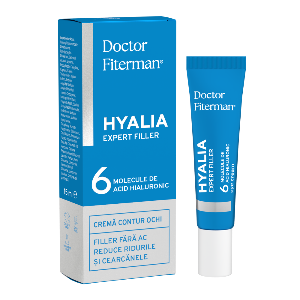 Crema pentru conturul ochilor Hyalia Expert Filler, 15 ml, Doctor Fiterman