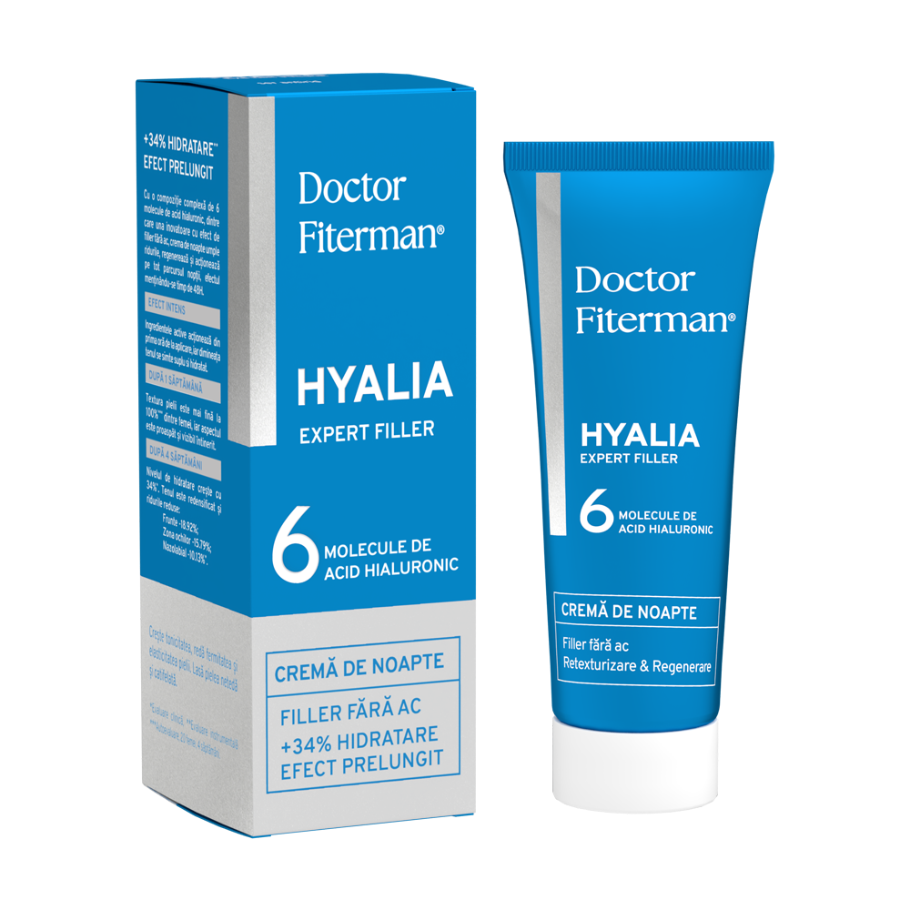 Crema de noapte Hyalia Expert Filler, 50 ml, Doctor Fiterman