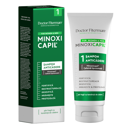 Sampon impotriva caderii parului Minoxicapil, 200 ml, Doctor Fiterman