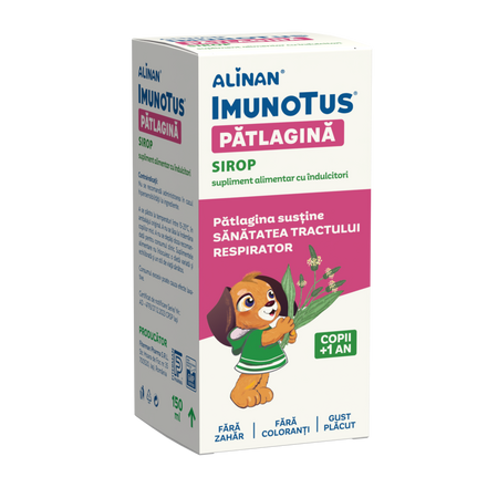 Sirop cu patlagina Imunotus Alinan, 150 ml, Fiterman