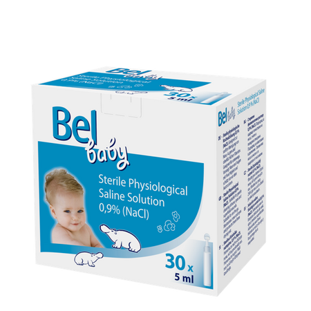 Ser fiziologic 0,9% Bel Baby, 30 fiole x 5 ml, Hartmann
