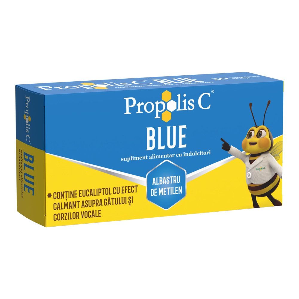 Propolis C Blue, 30 comprimate, Fiterman