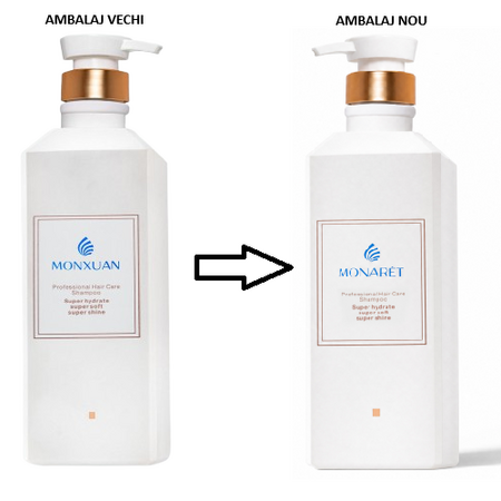 Sampon pentru par deteriorat si fara volum, 720 ml, Monxuan