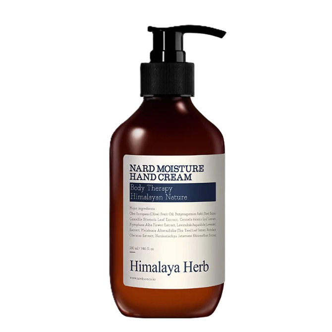 Crema hidratanta de maini cu aroma de lavanda si mosc Himalaya Herb, 280 ml, Nard