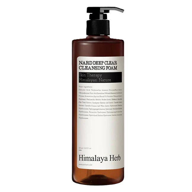 Spuma de curatare faciala profunda Himalaya Herb, 500 ml, Nard
