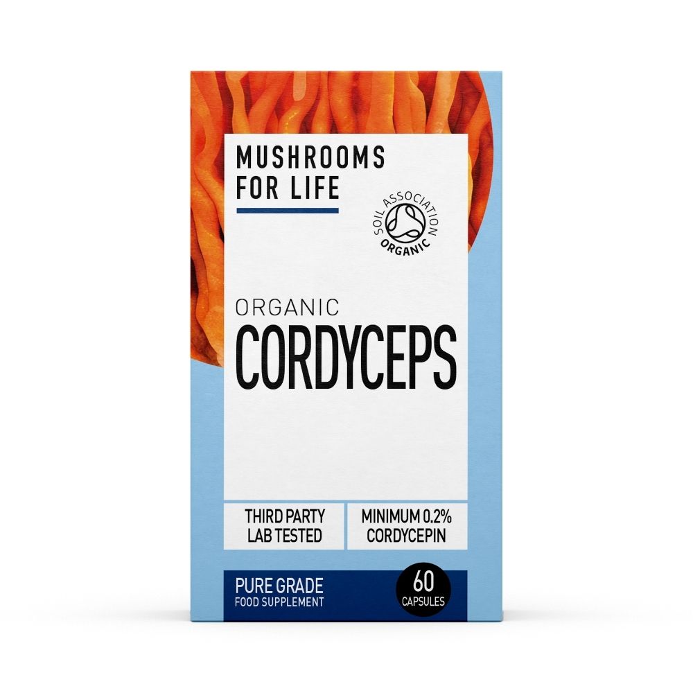 Organic Cordyceps 800 mg, 60 capsule, MushroomsForLife