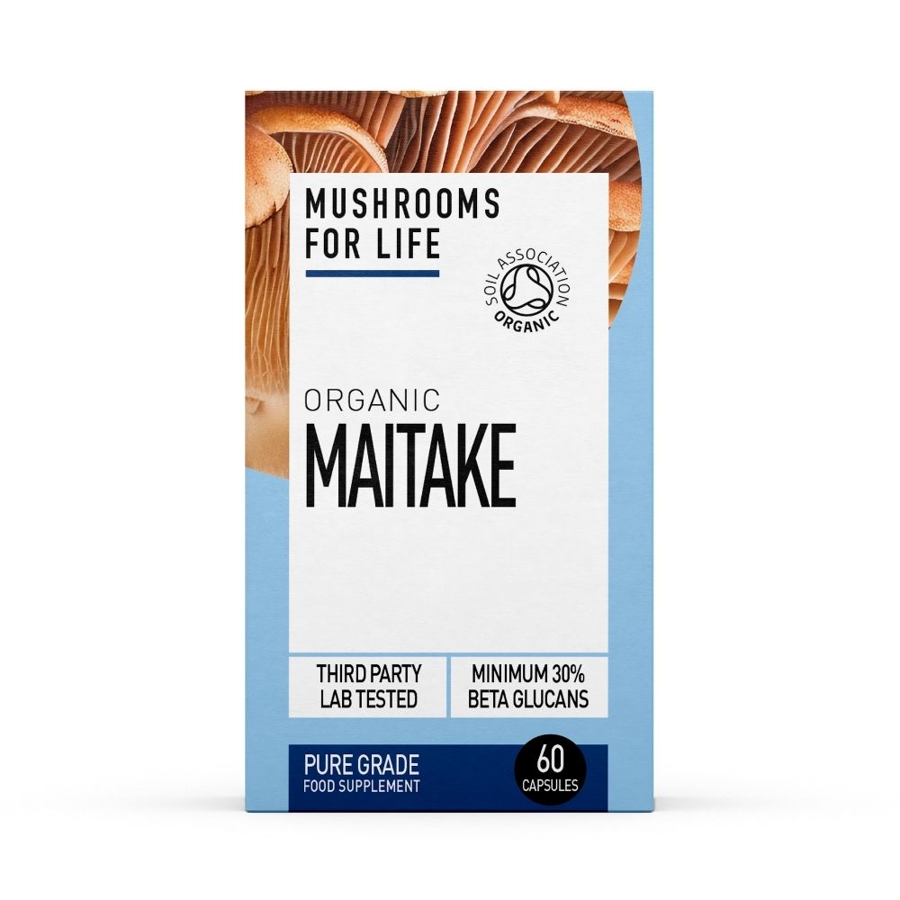 Organic Maitake, 800 mg, 60 capsule, MushroomsForLife