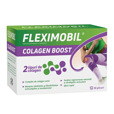 Fleximobil Colagen Boost, 30 plicuri, Fiterman