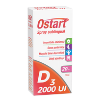 Ostart D3 2000UI, spray sublingual, 20 ml, Fiterman