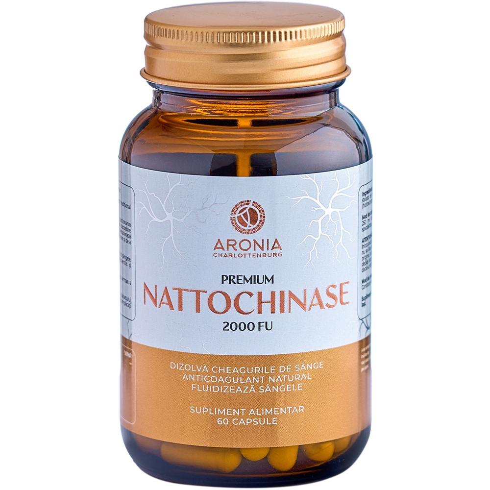 Nattochinase Premium, 2000 FU, 60 capsule, Aronia Charlottenburg