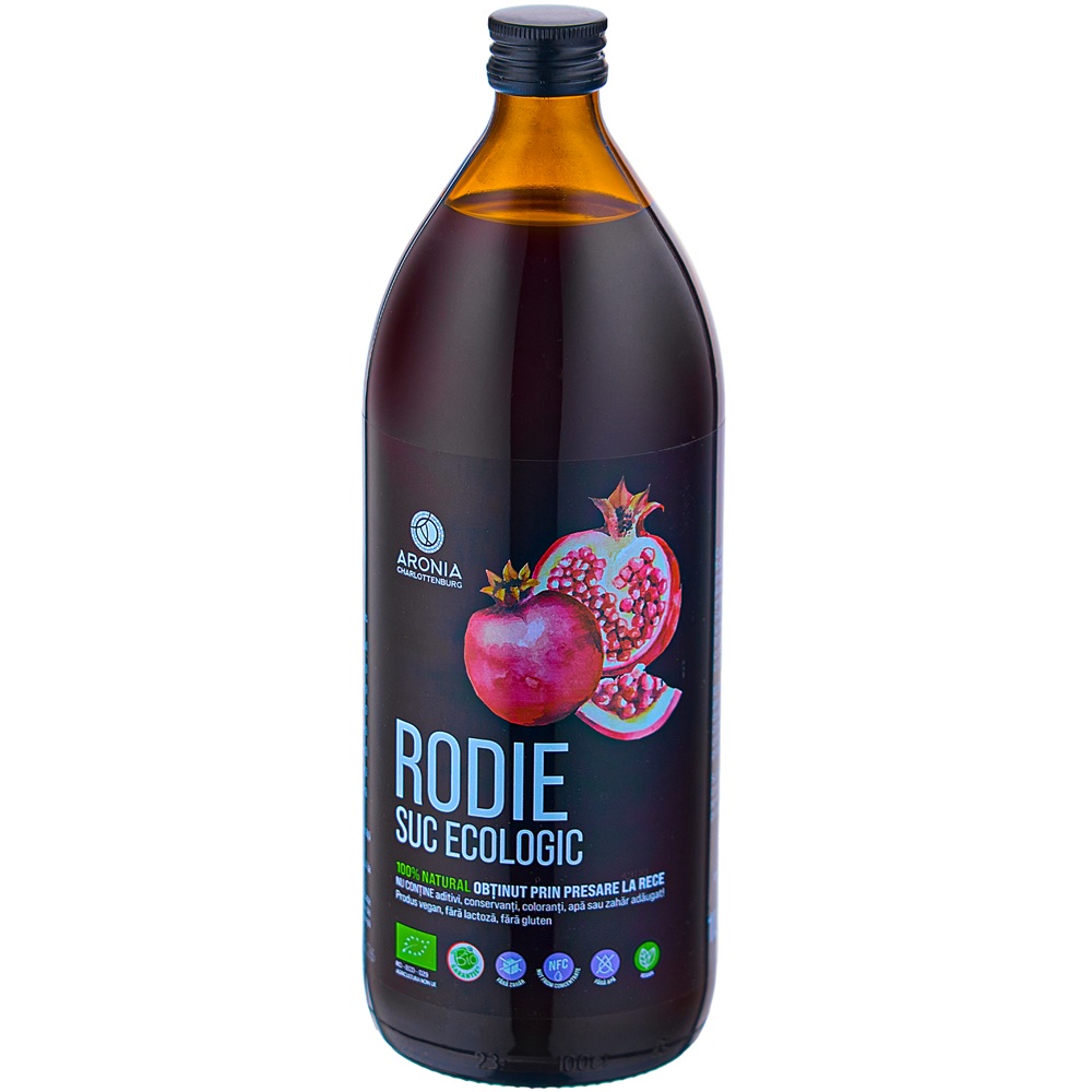 Suc ecologic din rodie, 1000 ml, Aronia Charlottenburg