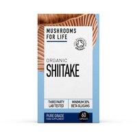Organic Shiitake, 800 mg, 60 capsule, MushroomsForLife