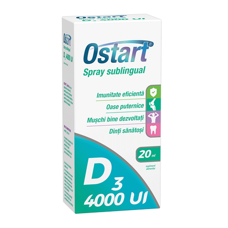 Ostart D3 4000UI, spray sublingual, 20 ml, Fiterman