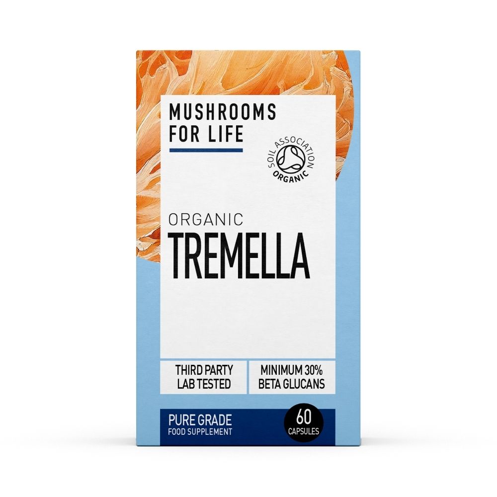 Organic Tremella, 800 mg, 60 capsule, MushroomsForLife