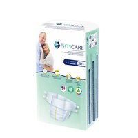 Scutece cu aripioare pentru incontinenta, marimea L, 20 bucati, Noscares