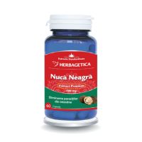 Nuca neagra, 500 mg, 60 capsule, Herbagetica