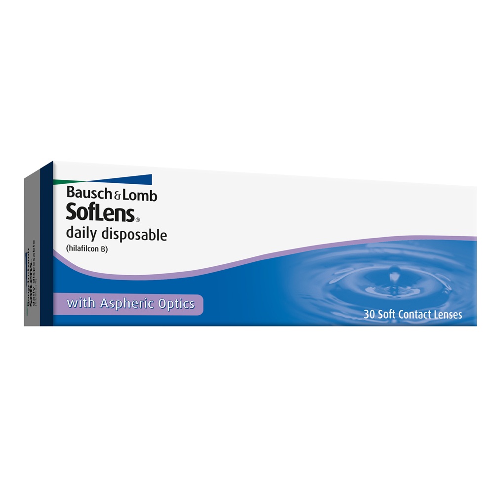 Lentile de contact -5.25 Soflens Daily Disposable, 30 bucati, Bausch Lomb