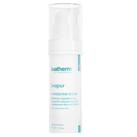 Ser pentru piele mixta sau grasa cu tendinta acneica Ivapur Akneme, 30 ml, Ivatherm