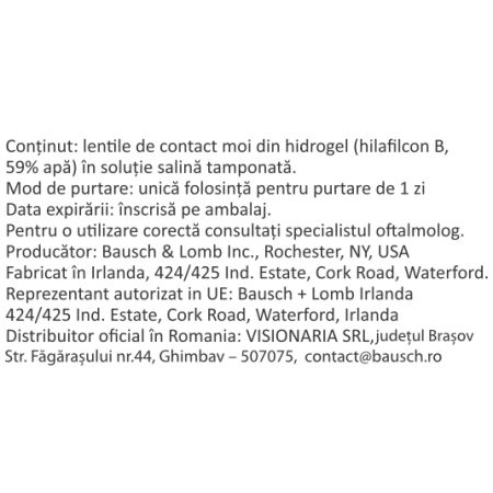 Lentile de contact -7.50 Soflens 59, 30 bucati, Bausch Lomb 713869