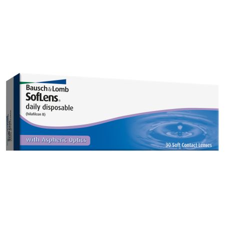 Lentile de contact -8.50 Soflens Daily Disposable, 30 bucati, Bausch Lomb