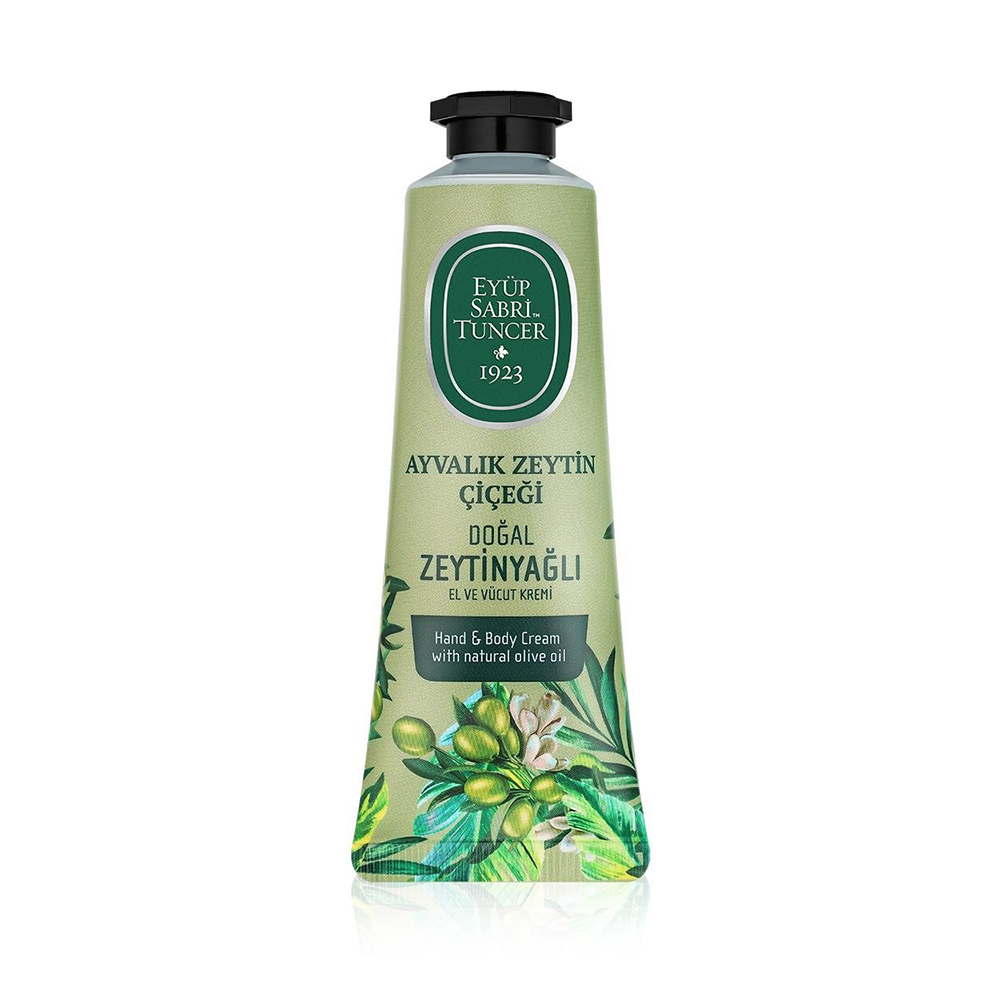 Crema de maini si de corp cu ulei natural de masline Ayvalik Olive Blossom, 50 ml, Eyüp Sabri Tuncer