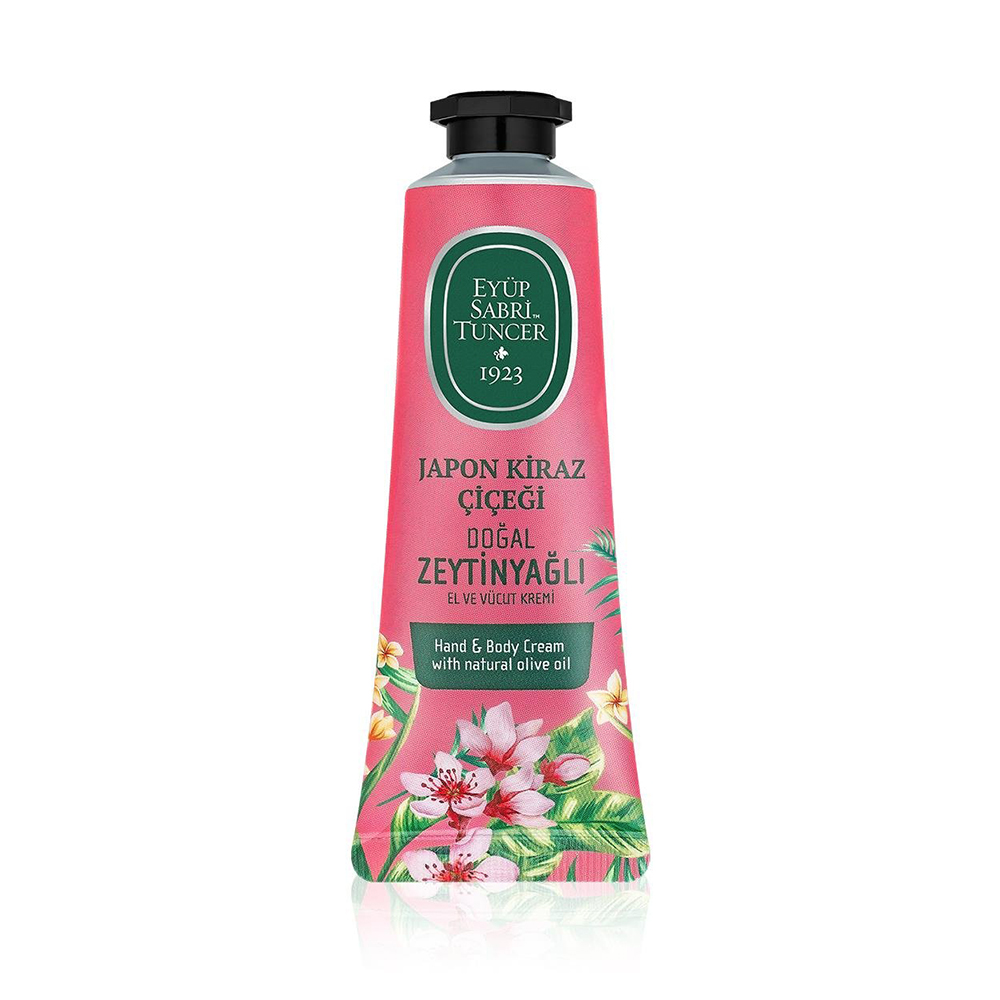 Crema de msini si de corp cu ulei natural de mssline Japanese Cherry Blossom, 50, Eyüp Sabri Tuncer