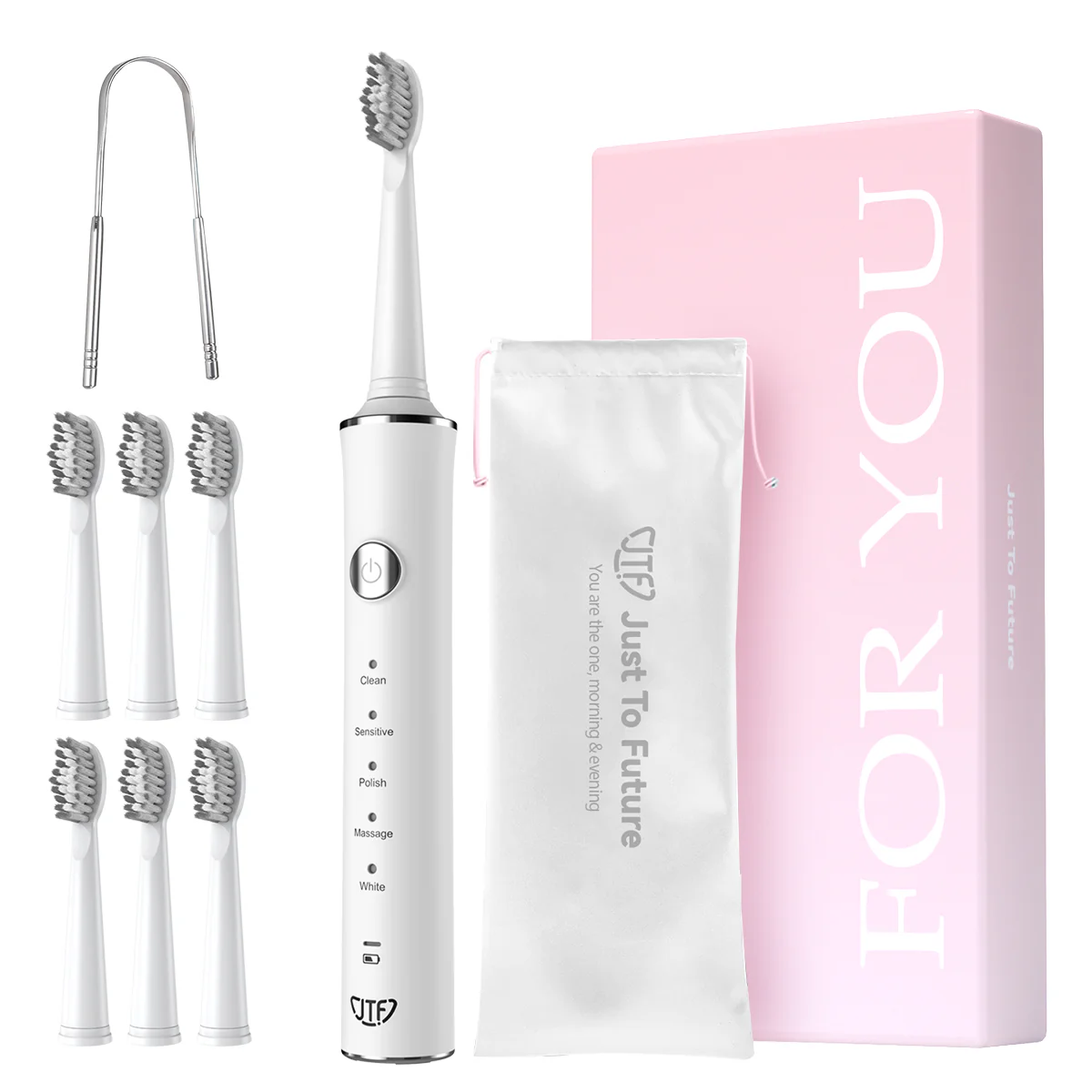 Periuta de dinti electrica alba J40 Sonic, 1 bucata, JTF