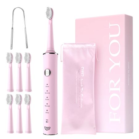 Periuta de dinti electrica roz J40 Sonic, 1 bucata, JTF