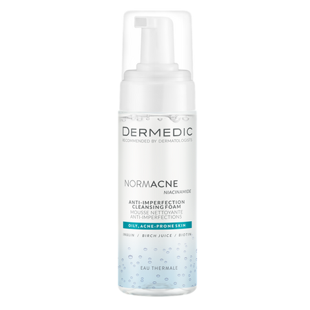 Spuma de curațare anti-imperfecțiuni Normacne, 170 ml, Dermedic