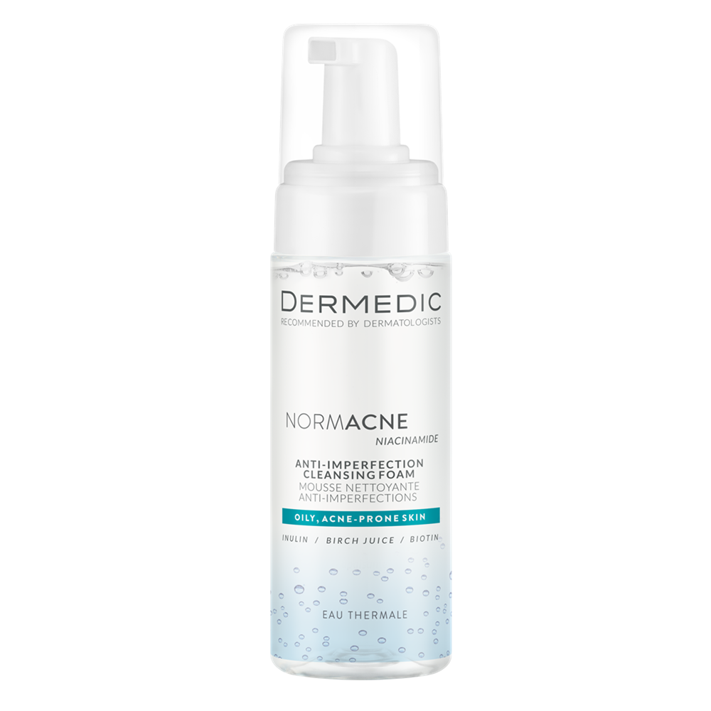 Spuma de curațare anti-imperfecțiuni Normacne, 170 ml, Dermedic