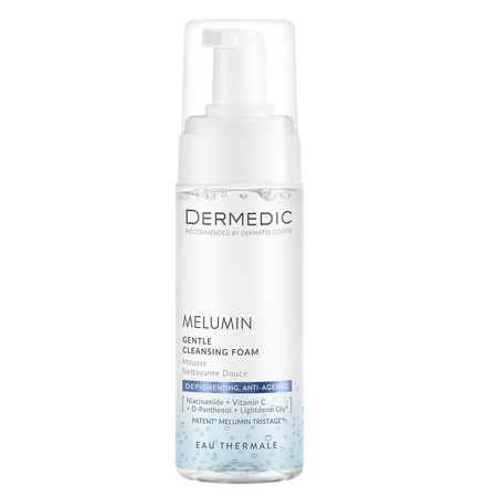Spuma de curatare pentru ten cu pete pigmentare Melumin, 170 ml, Dermedic