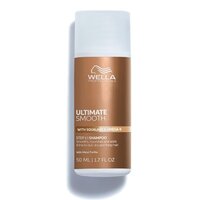 Sampon hidratant pentru par uscat si lipsit de stralucire cu Squalane & Omega 9 Ultimate Smooth, 50 ml, Wella Professionals