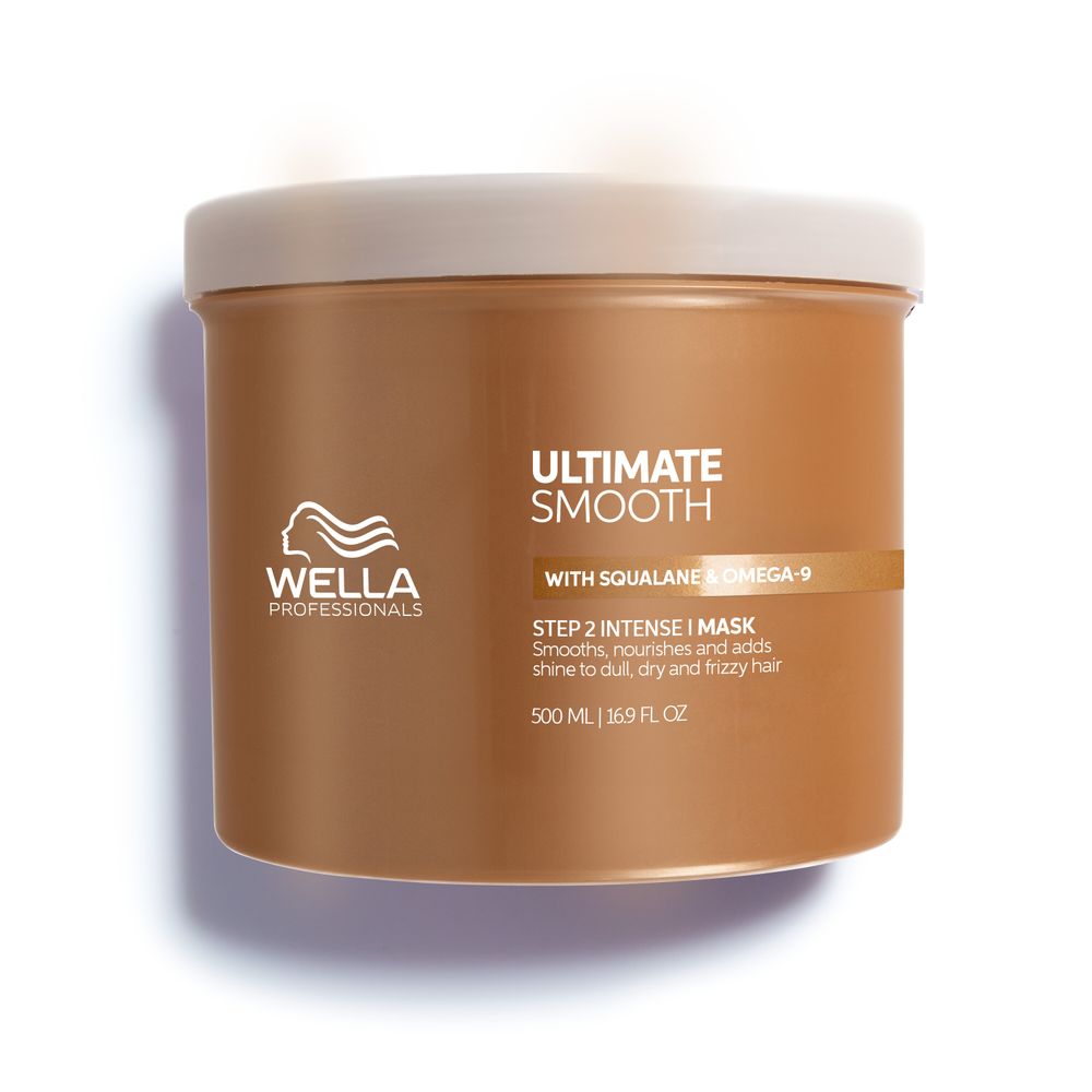 Masca hidratanta pentru par uscat si lipsit de stralucire cu Squalane & Omega 9 Ultimate Smooth, 500 ml, Wella Professionals