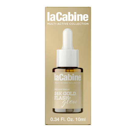Serum pentru fata 24k Gold Flash Effect Multi-active, 10 ml, La Cabine